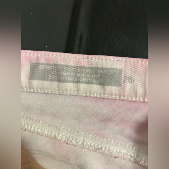 GAP Pastel Tie-Die White Cotton Candy Skinny Jeans - Picture 8 of 8